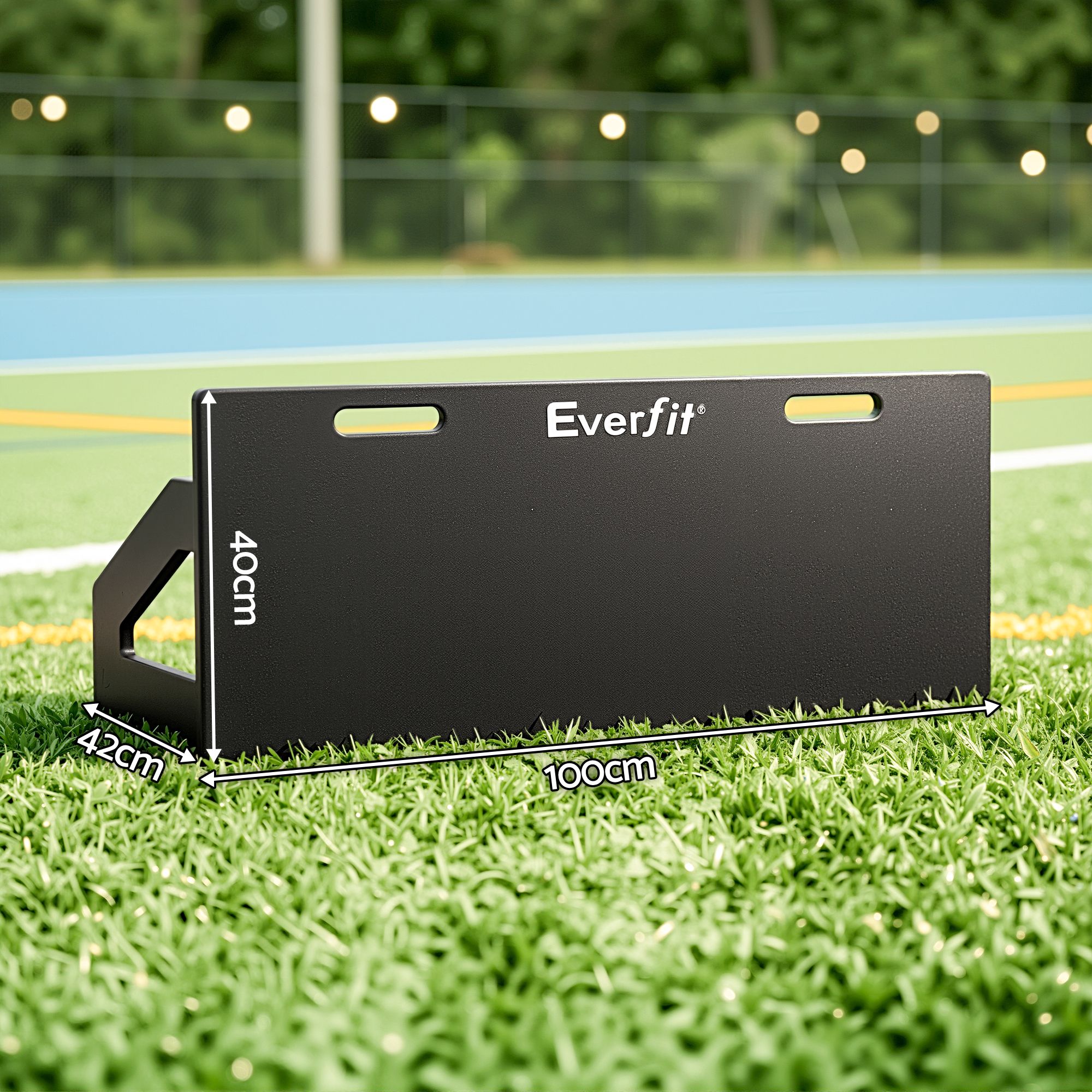 Everfit Soccer Rebounder Board 100x40cm Football Rebound Wall with 2 Angles - Image 3