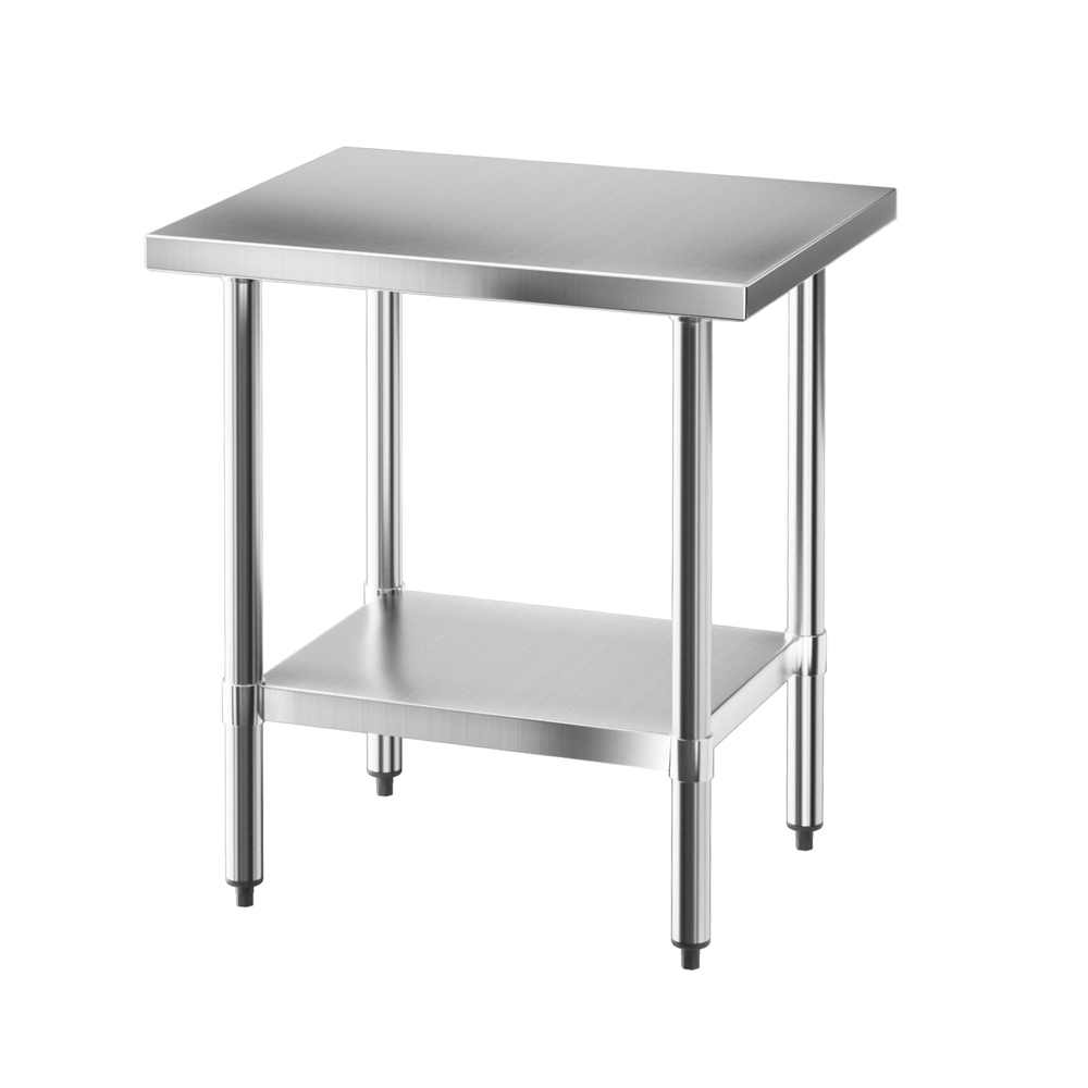 Cefito Stainless Steel Kitchen Bench Work Table 610 x760MM 430 - Image 1