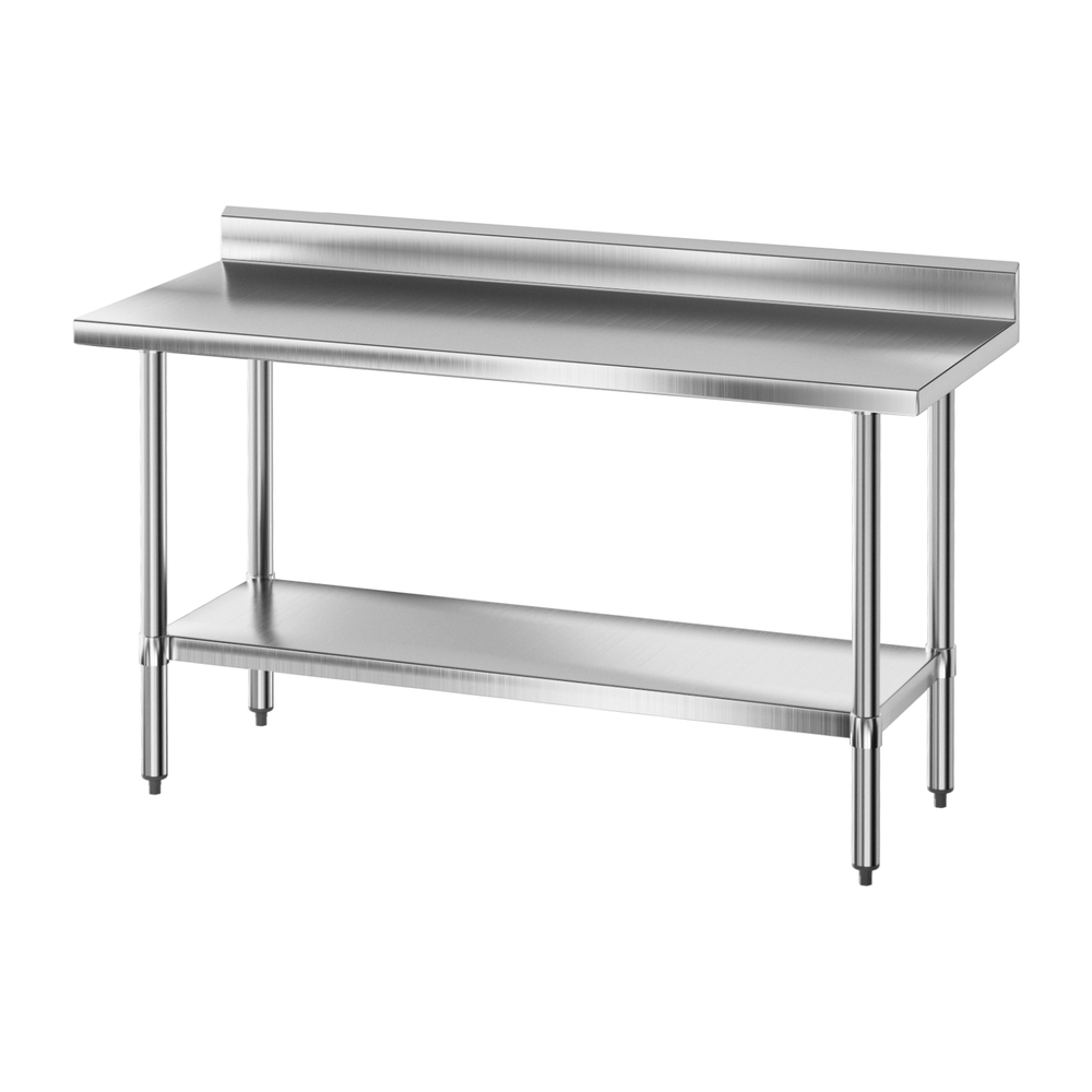 Cefito Stainless Steel  Kitchen  Bench w/ Splashback 1500x600MM 430 - Image 1