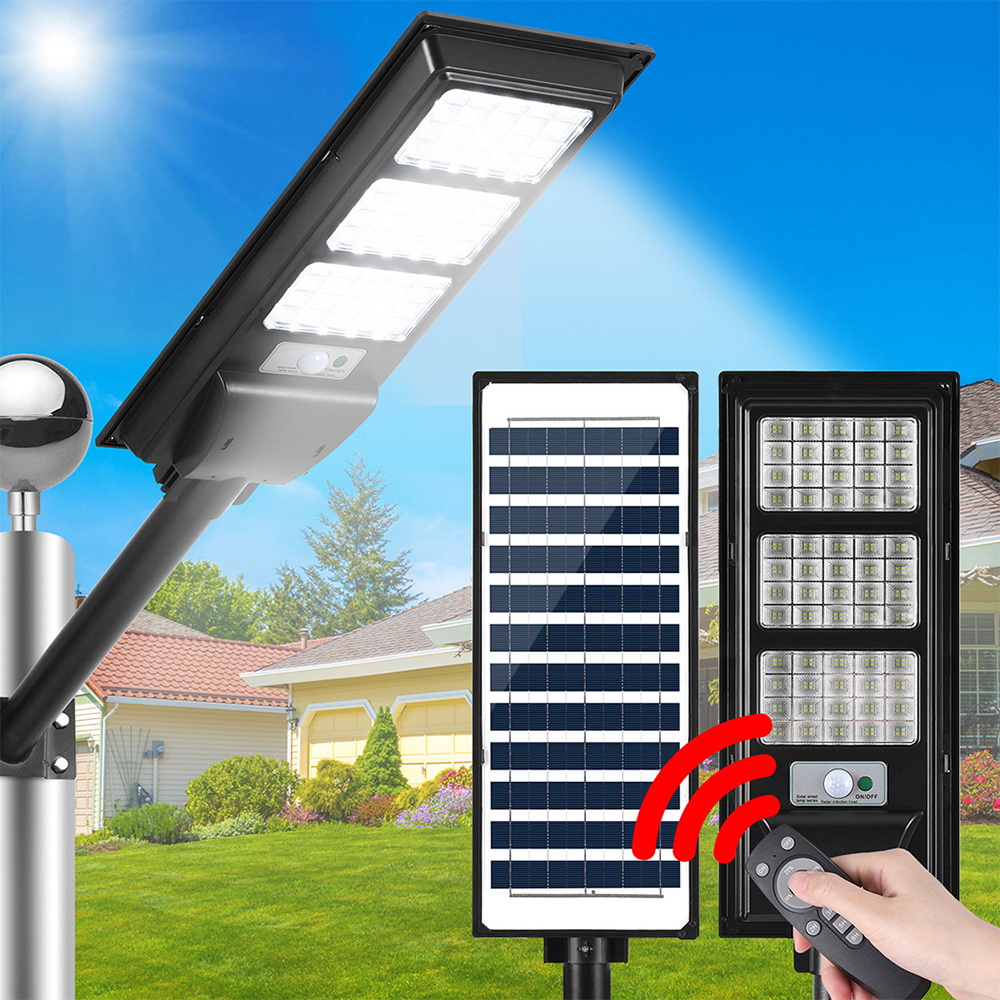Leier 240 LED Solar Street Light Flood Motion Sensor Remote - Image 7