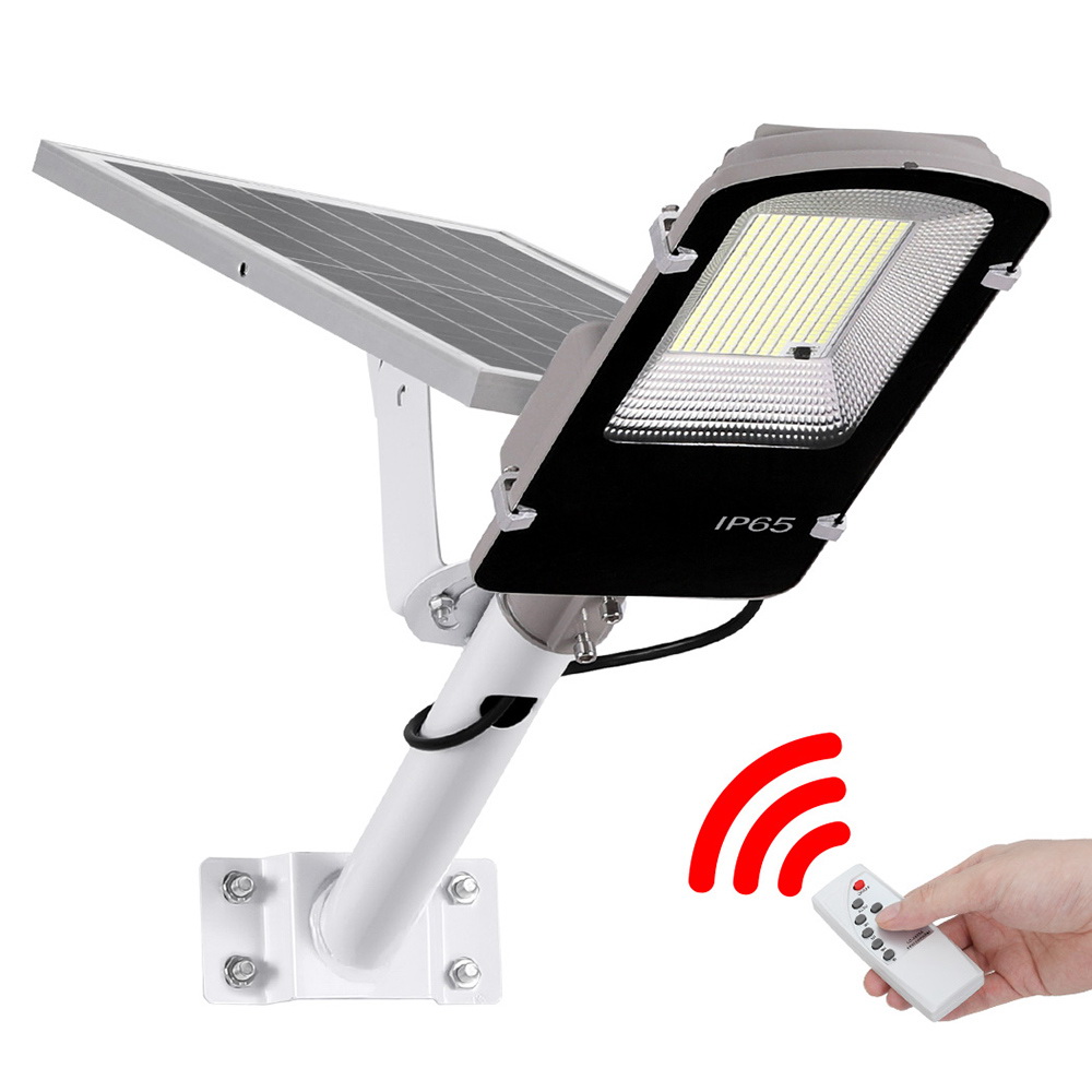 Leier 386 LED Solar Street Light Flood Motion Sensor Remote - Image 1