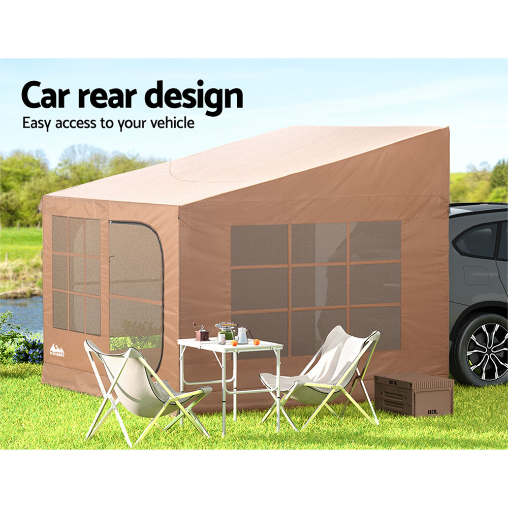 Weisshorn Camping Tent Car SUV Rear Side Canopy Portable Shelter Family Home 4WD - Image 4