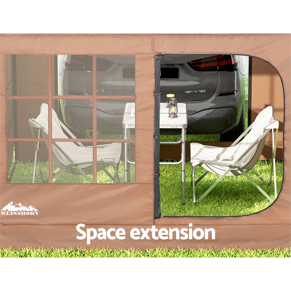 Weisshorn Camping Tent Car SUV Rear Side Canopy Portable Shelter Family Home 4WD - Image 5