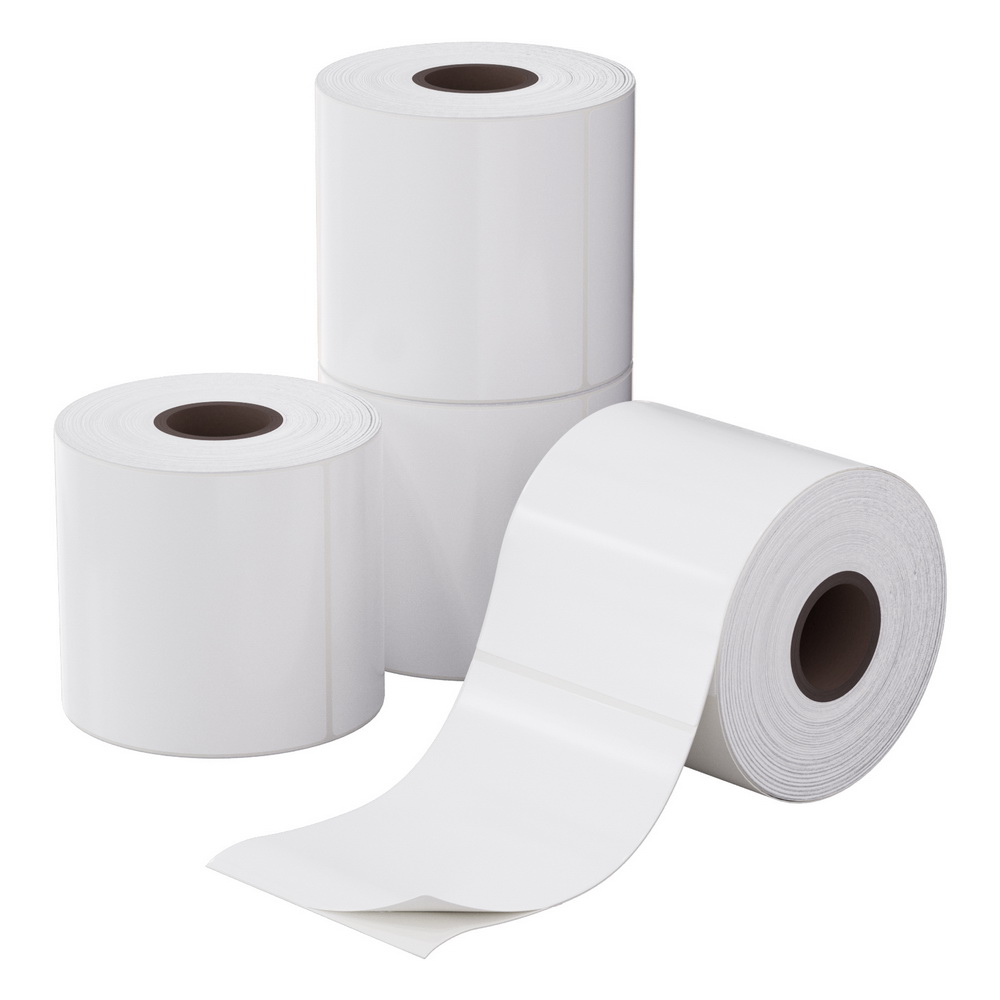 4 Rolls Direct Thermal Labels Paper Printer Paper BarcodeÂ Shipping Stickers - Image 1