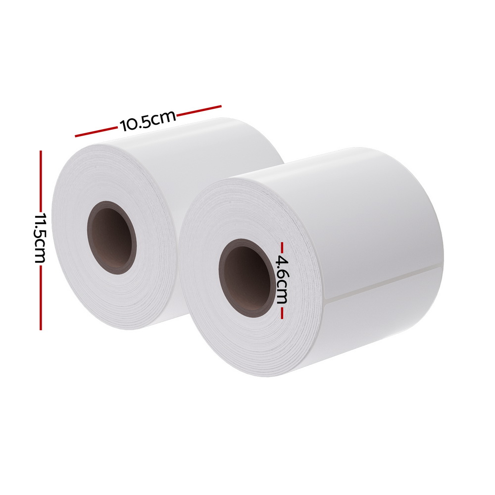 4 Rolls Direct Thermal Labels Paper Printer Paper BarcodeÂ Shipping Stickers - Image 2