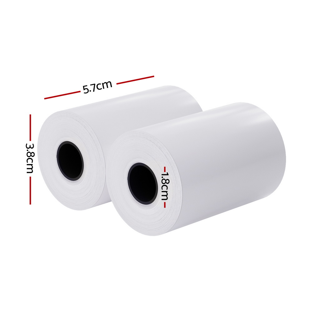 100 Rolls Thermal Label Paper Printer Paper Cash Register POS Receipt Roll - Image 2