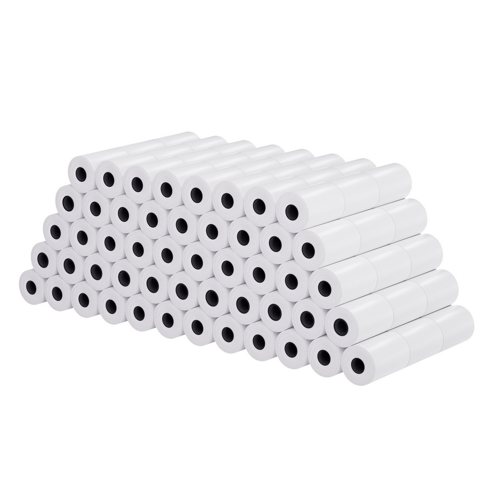 200 Rolls Thermal Label Paper Printer Paper Cash Register POS Receipt Roll - Image 1