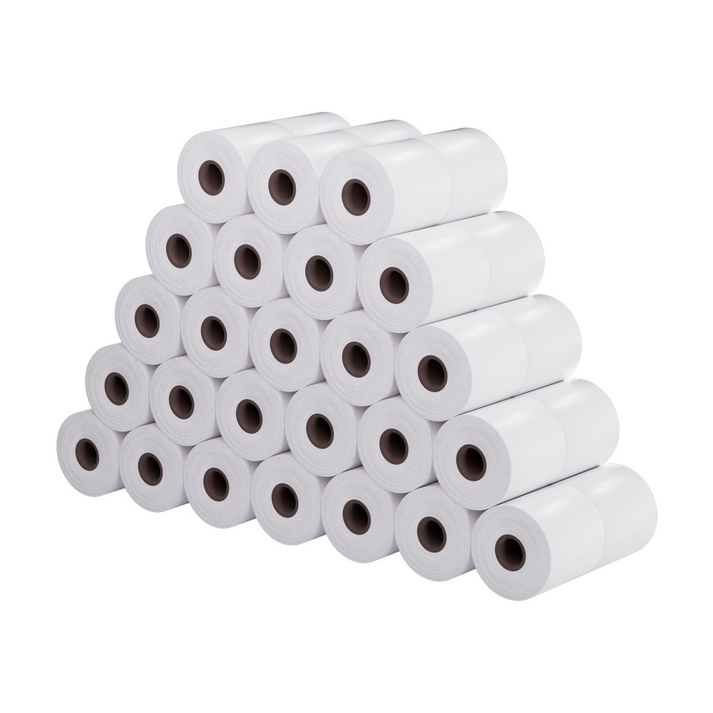 50 Rolls Thermal Label Paper Printer Paper Cash Register POS Receipt Roll - Image 1