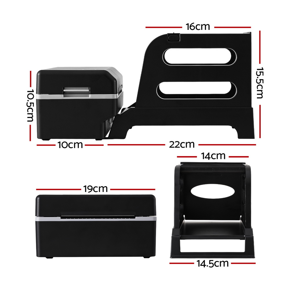 Thermal Label Printer Shipping Address Barcode USB Label Maker with Stand - Image 2