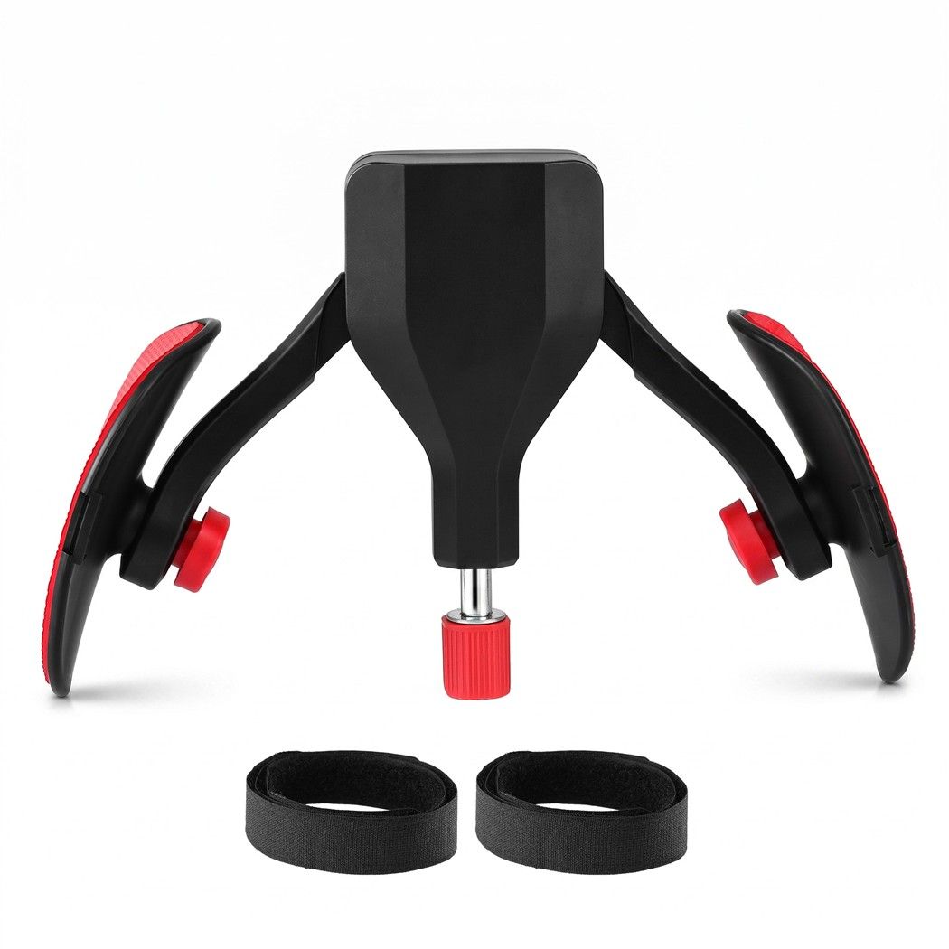 Everfit Pelvic Floor Exerciser Inner Thigh Kegel Trainer 35KG 360 Adjustable Men Women Black & Red - Image 3