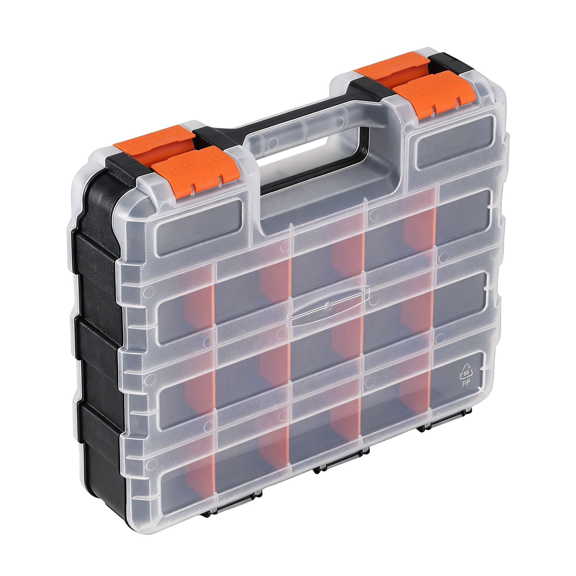 Giantz Double Sided Tool Box Organizer with 34 Compartment Small Parts Storage - Image 2