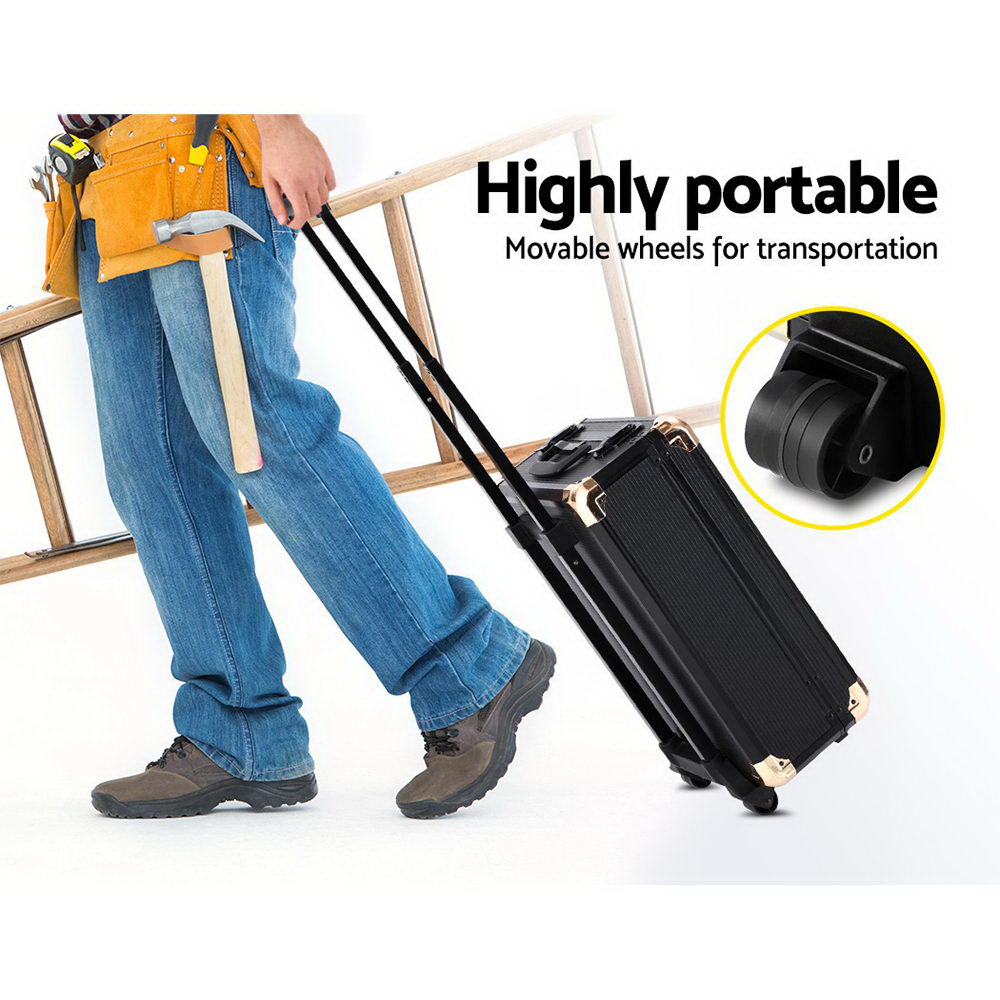 Giantz 816pcs Tool Kit Trolley Case Mechanics Box Toolbox Portable DIY Set - Image 5