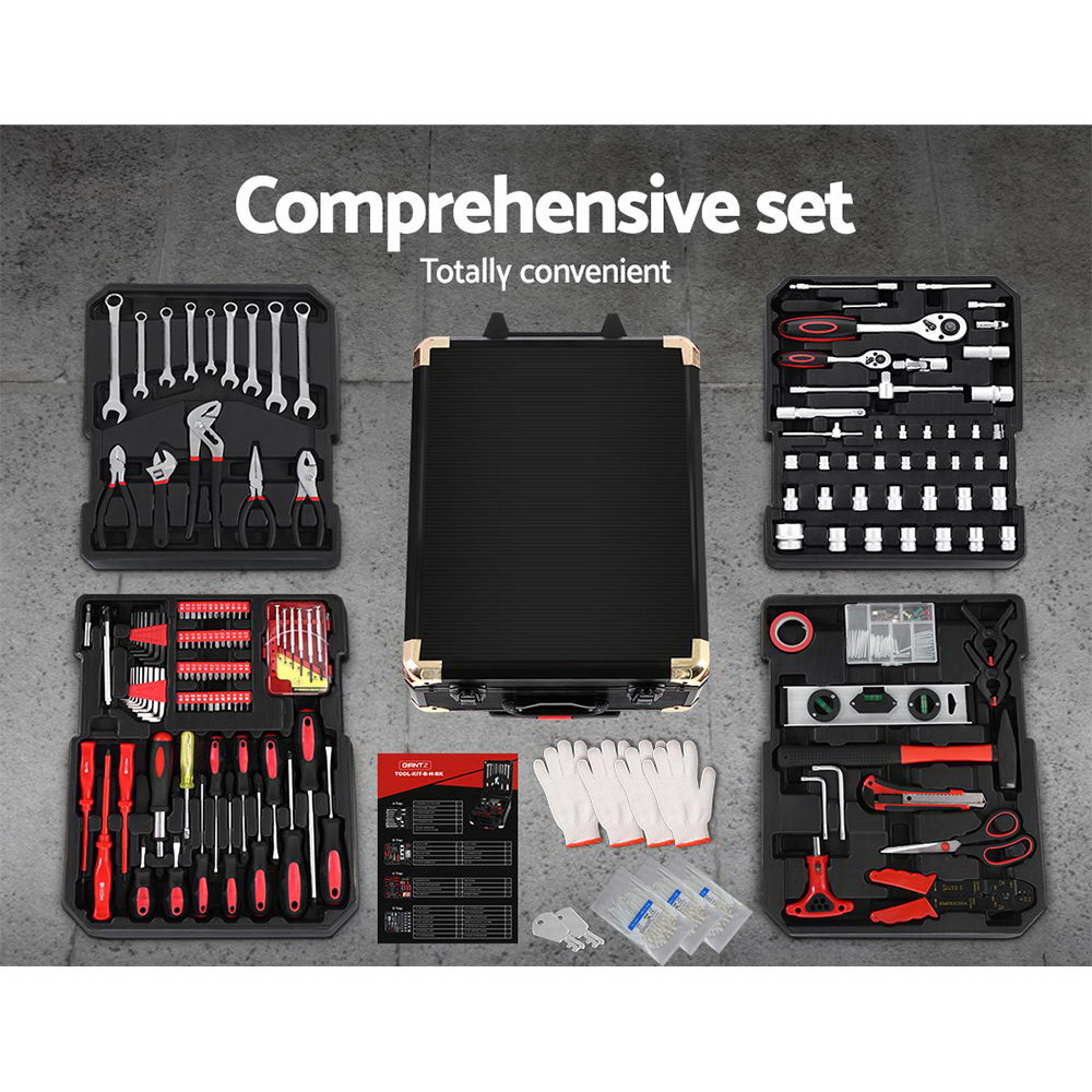 Giantz 816pcs Tool Kit Trolley Case Mechanics Box Toolbox Portable DIY Set - Image 6
