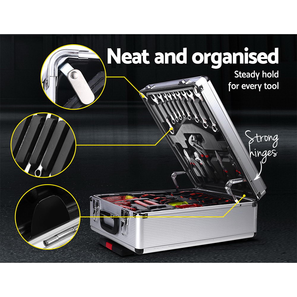 Giantz 786pcs Tool Kit Trolley Case Mechanics Box Toolbox Portable DIY Set - Image 3