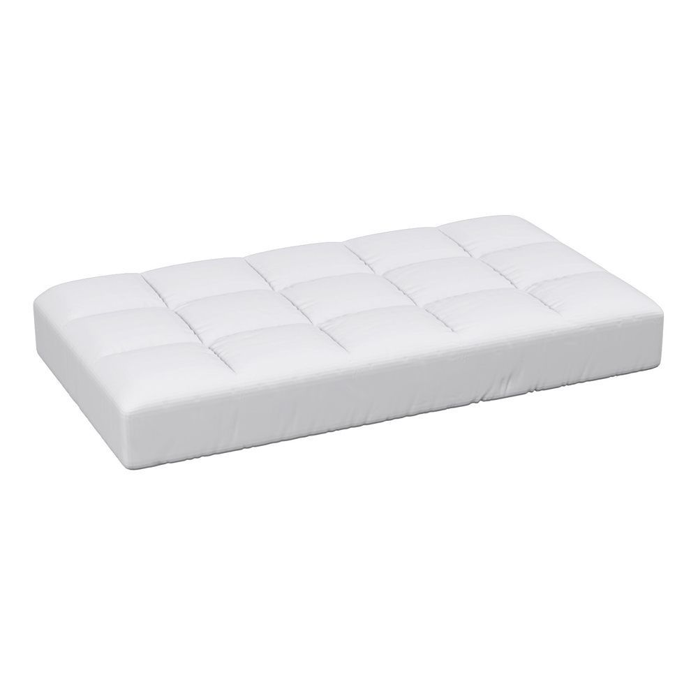 Giselle Bedding Baby Cot Pillowtop Mattress Topper 750GSM Bamboo Cooling Pad for Temperature Regulation, Machine Washable Bed Protector - Image 3