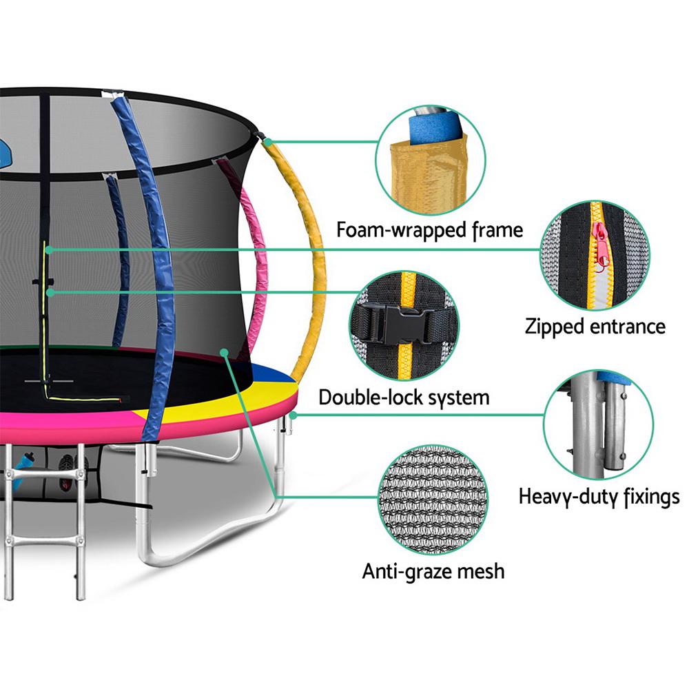 Everfit 12ft Trampoline Rebounder for Kids - Image 6