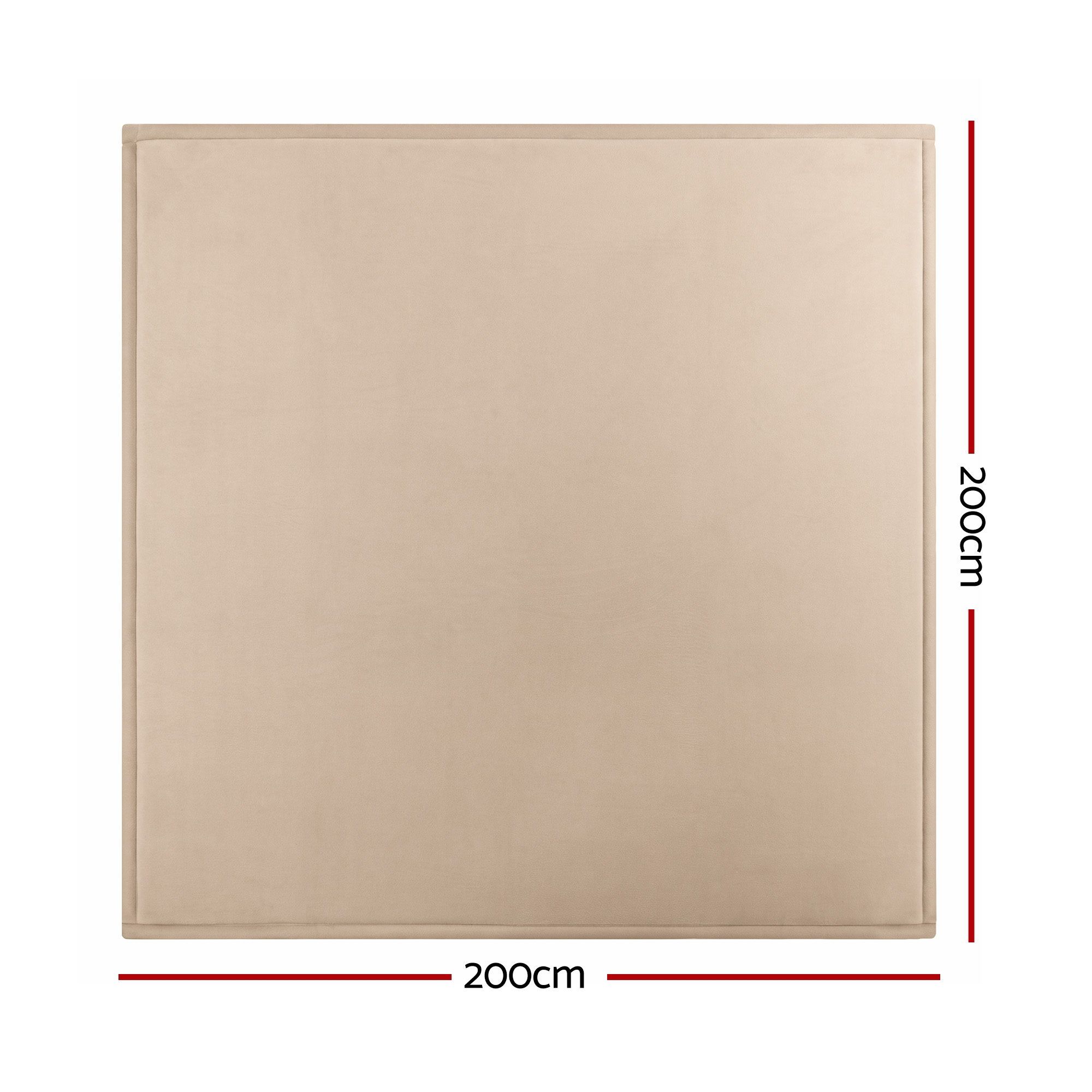 Artiss Tatami Mat Floor Mattress 3cm Thick Futon Mattresses Mellow Mat Rugs Living Room Beige - Image 3