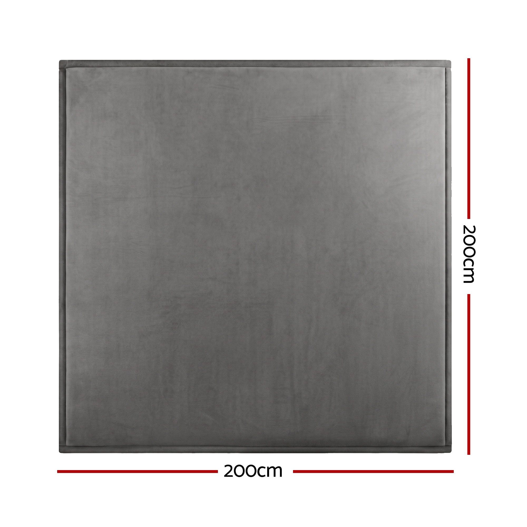 Artiss Tatami Mat Floor Mattress 3cm Thick Futon Mattresses Mellow Mat Rugs Living Room Grey - Image 3