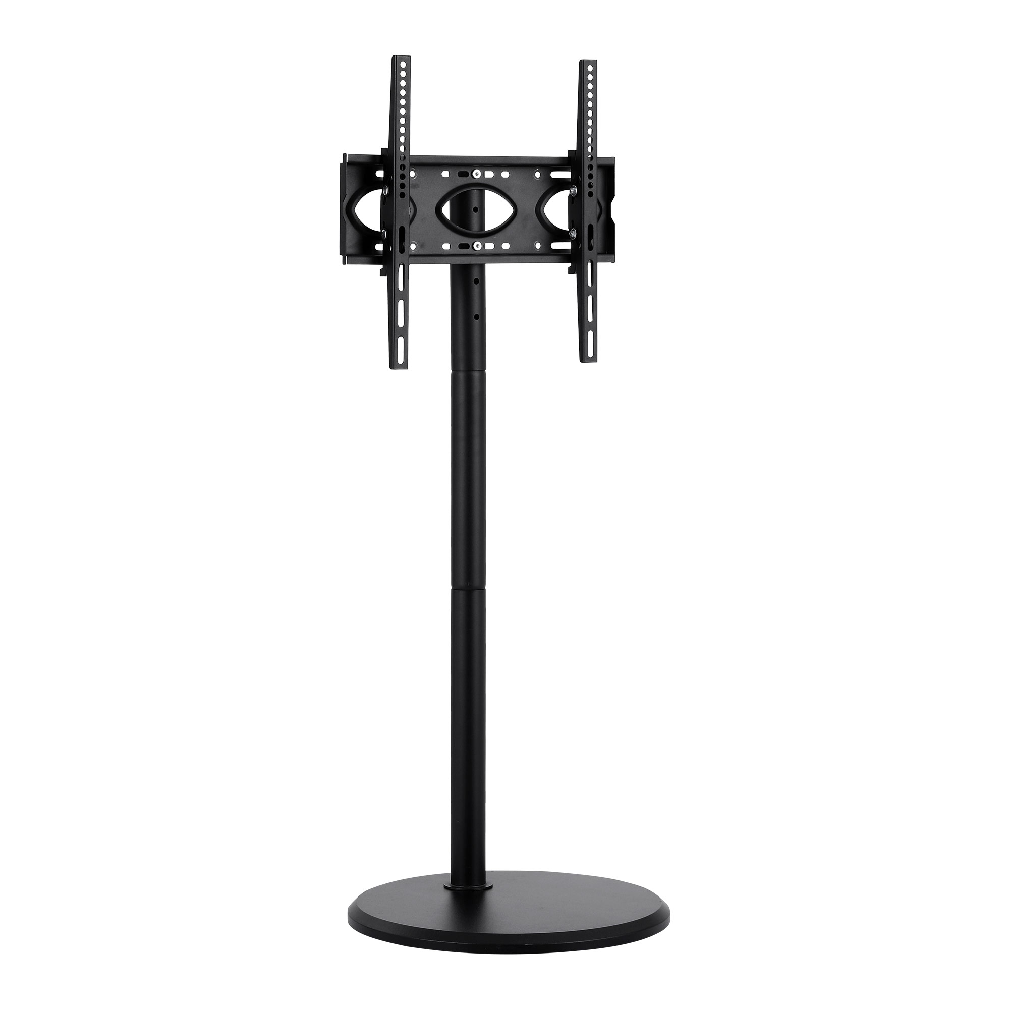 Artiss 32-55 Inch Mobile TV Stand with Wheels Height & Tilt Adjustable Floor Mount - Image 2