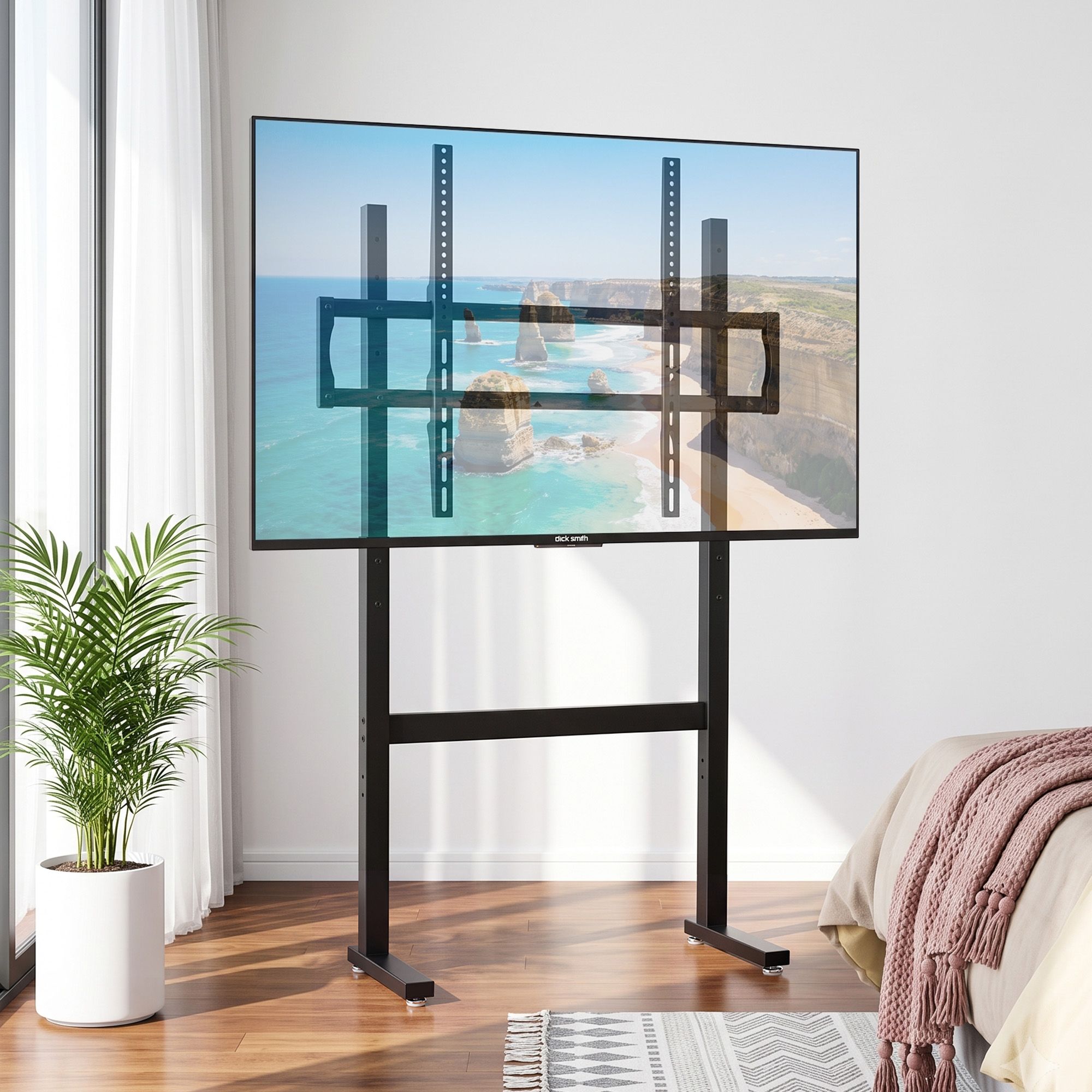 Artiss Universal Floor TV Stand for 32-100 Inch Screens Heavy Duty 40kg Capacity - Image 1