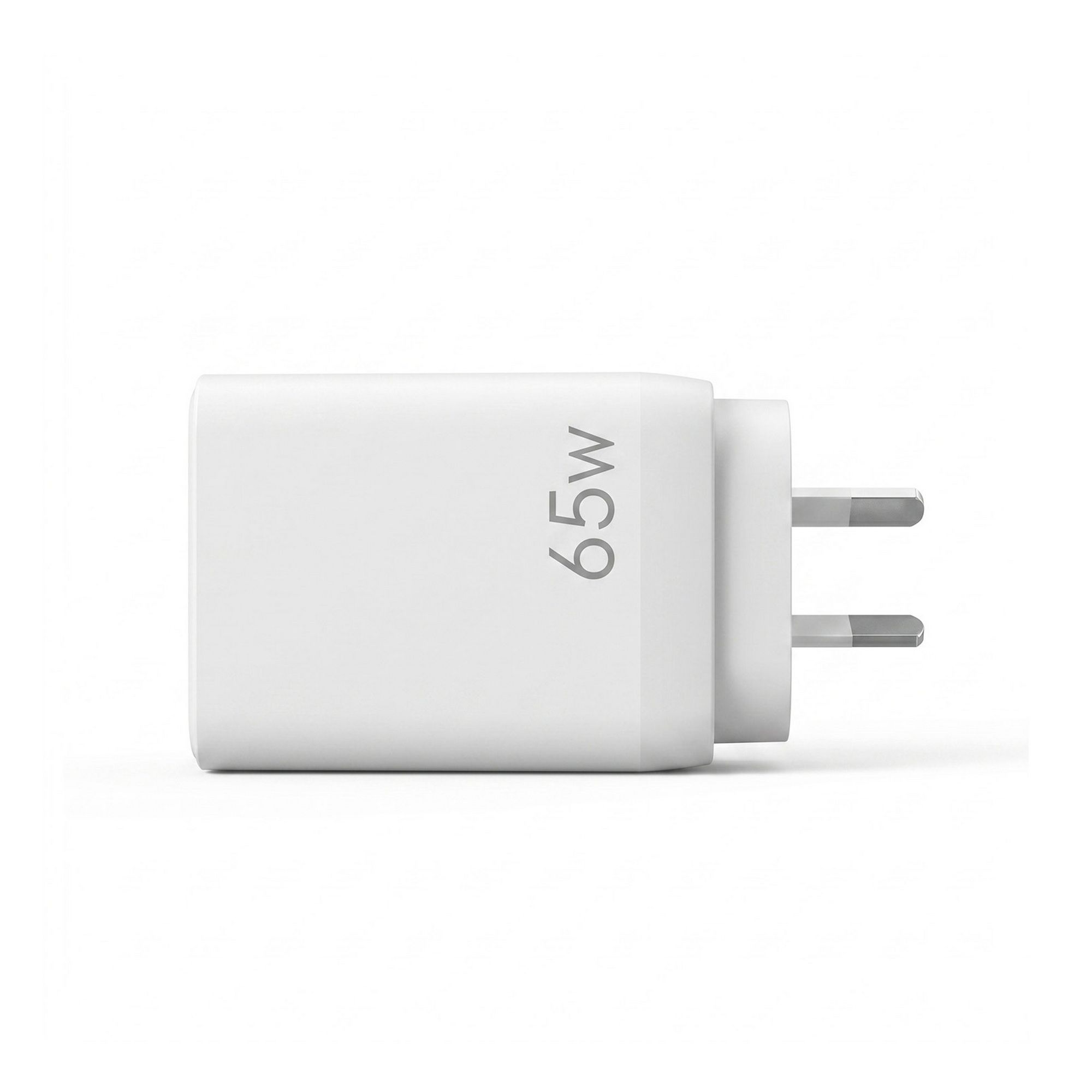 Devanti USB C Charger 65W Fast Charger 3 Port PD Wall Adapter White - Image 3
