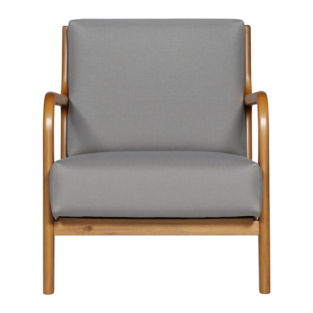 Artiss Armchair Fabric Light Grey - Image 3