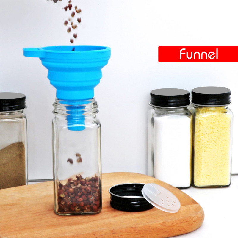 Hivvago 24-Pack 120ml Glass Spice Jars – Airtight Storage with Lids & Labels - Image 6