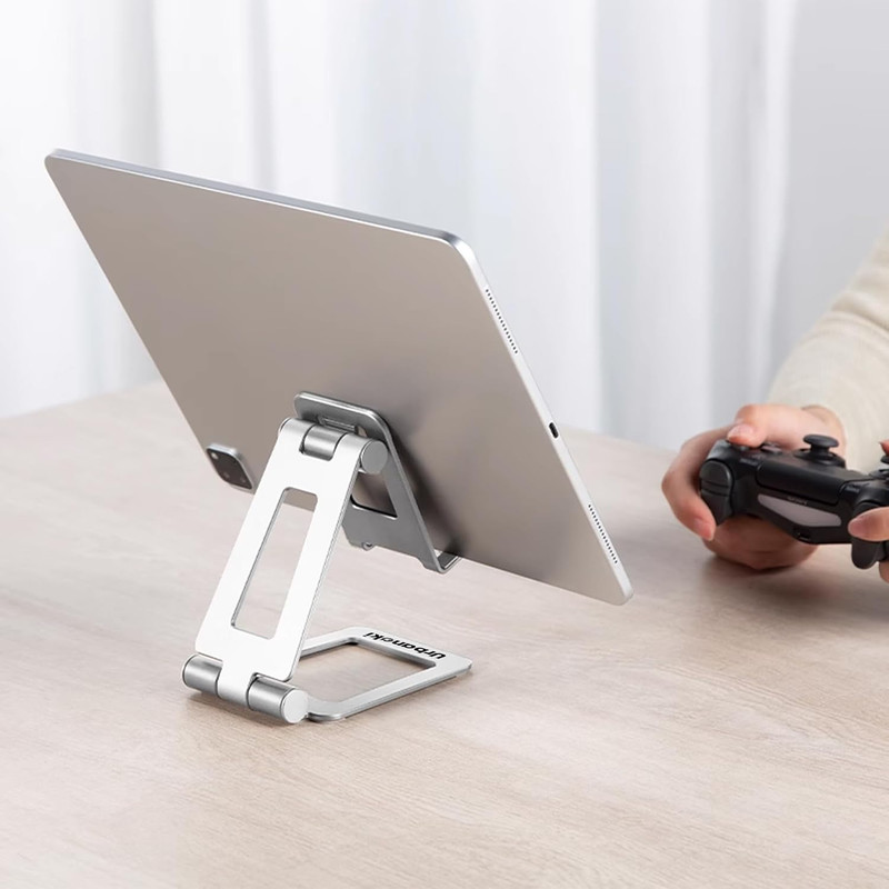 Urbanoki Portable Phone Tablet Stand Dual Folding Desk Travel Cradle Dock - Image 7