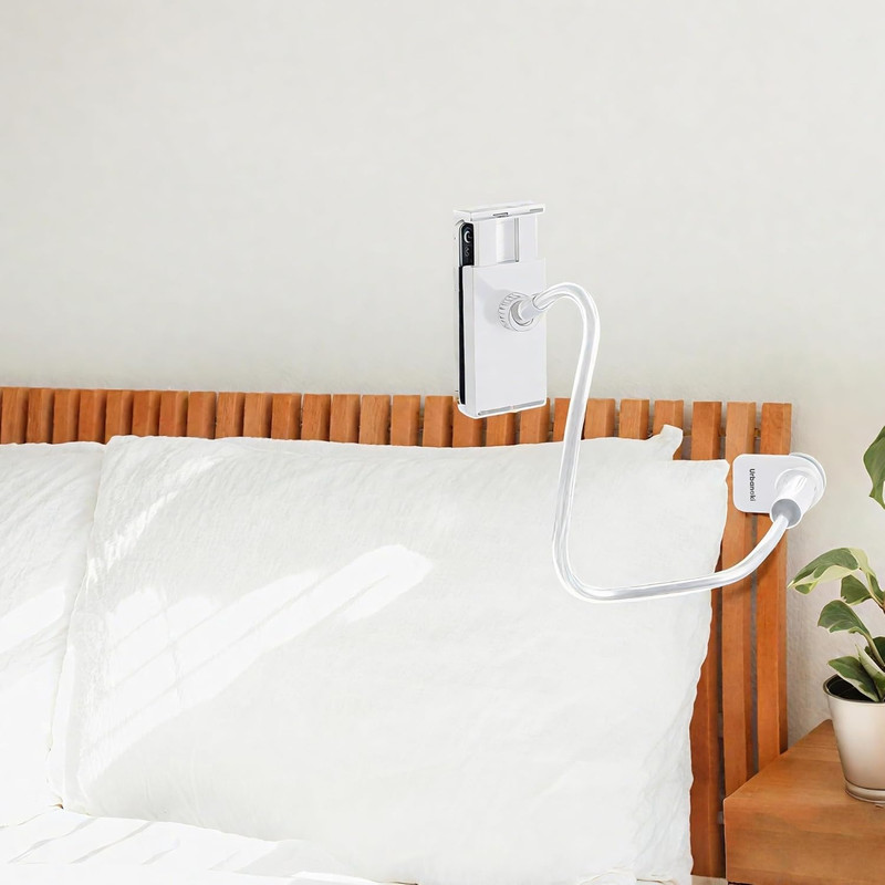 Urbanoki Gooseneck Phone Holder Flexible Clamp Mount for Bed Desk - Image 5