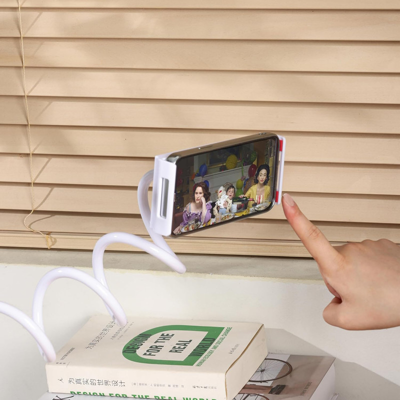 Urbanoki Gooseneck Phone Holder Flexible Clamp Mount for Bed Desk - Image 7