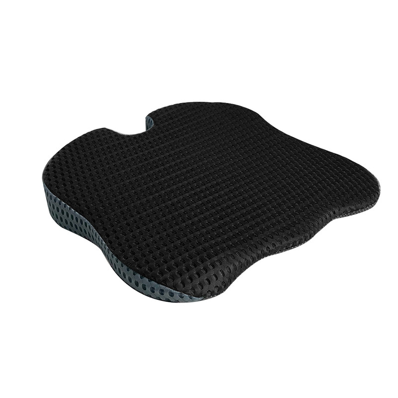 Vagooz Car Wedge Seat Cushion – Memory Foam Booster with Non-Slip Base, Black - Image 1