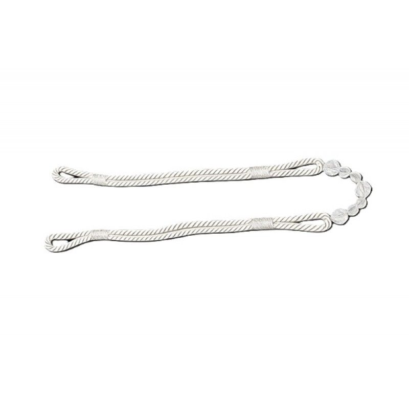 Oyster Beaded Rope Curtain Tieback - Image 3
