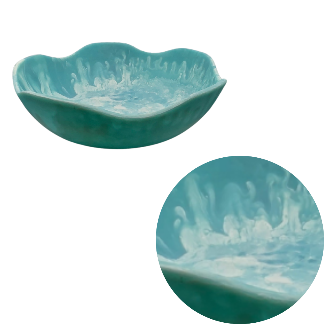 Allegra Bowl Large - Blue/Green - Image 2