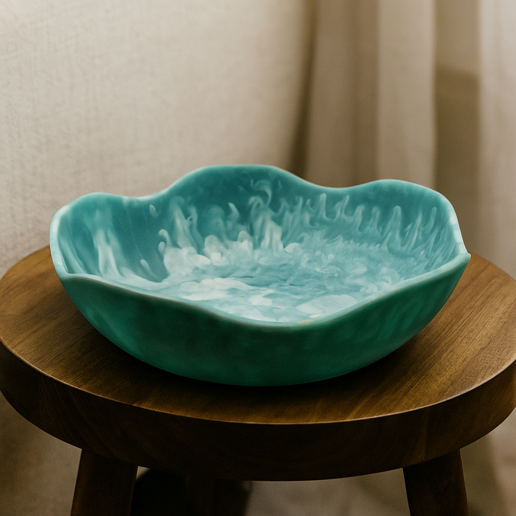 Allegra Bowl Large - Blue/Green - Image 3