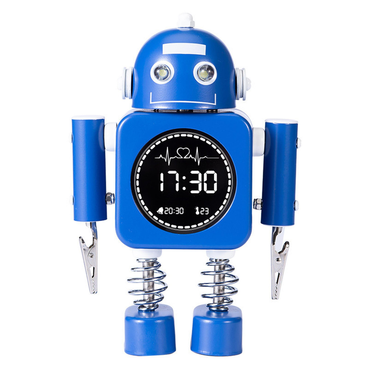 Laser Kids Robot Alarm Clock - Blue - Image 1