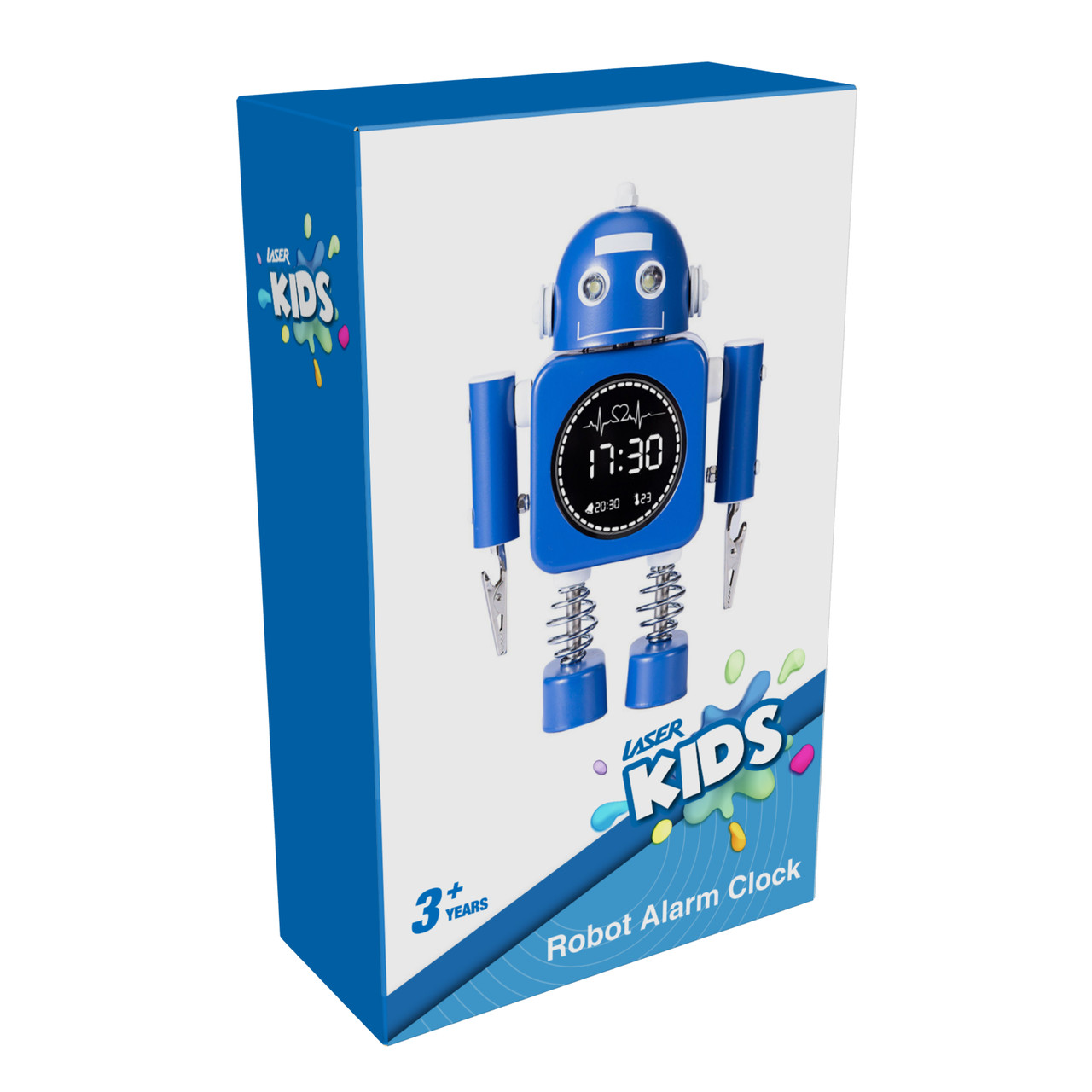 Laser Kids Robot Alarm Clock - Blue - Image 6