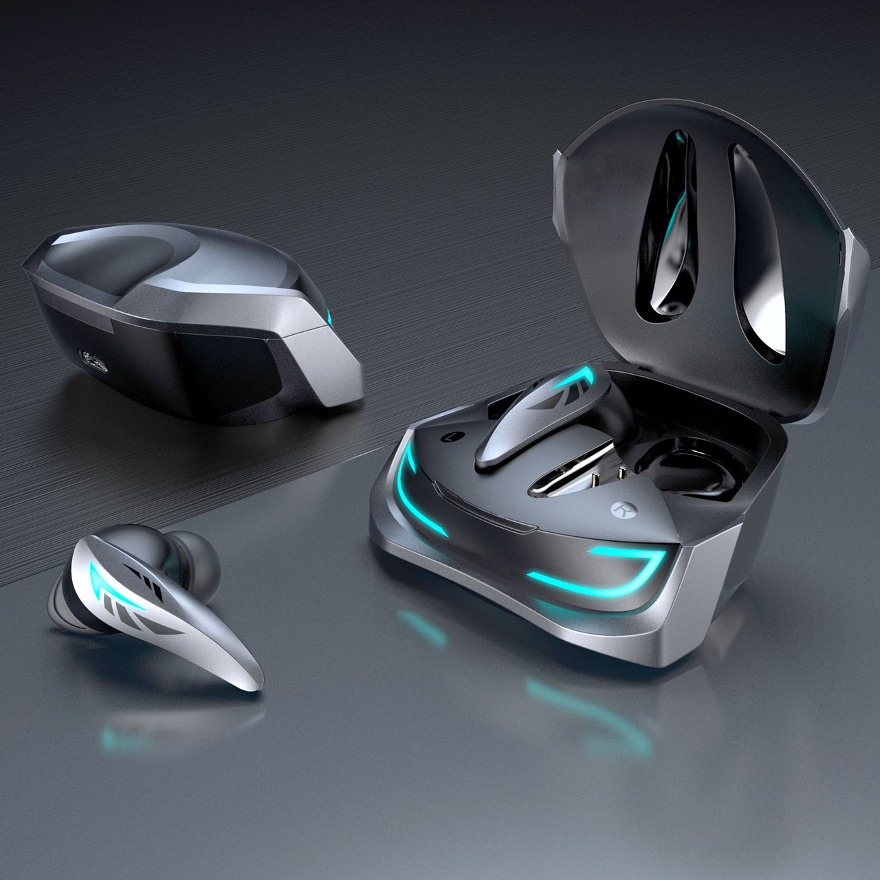 Laser Wireless Gaming ANC Earphones Black - Image 8