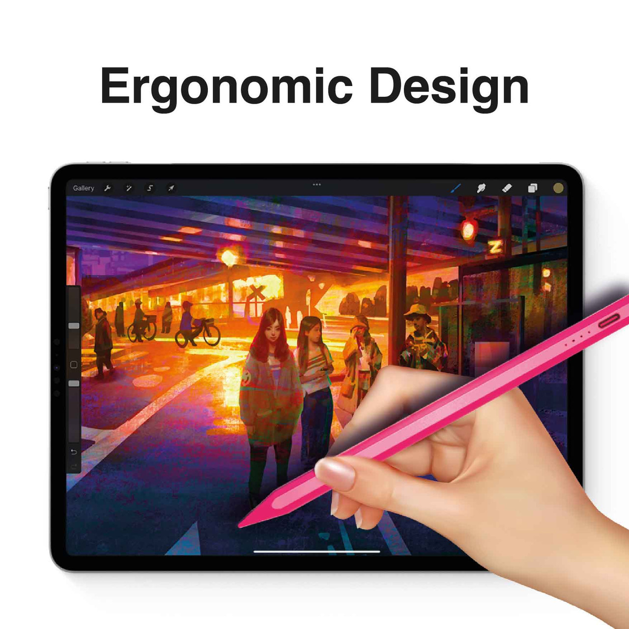 Laser Active Stylus Pen for iPad - Pink - Image 4