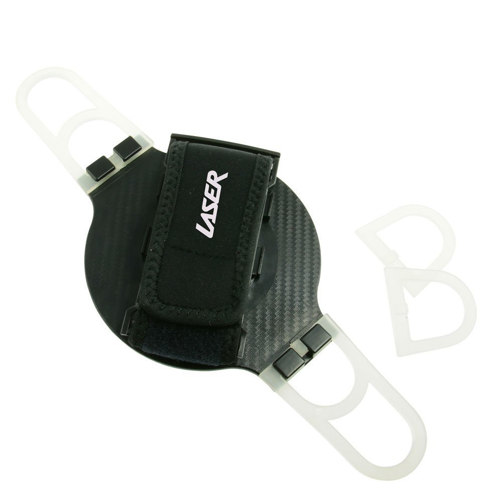 Laser Tablet Holder with 360 Degree Swivel - Black - Image 1