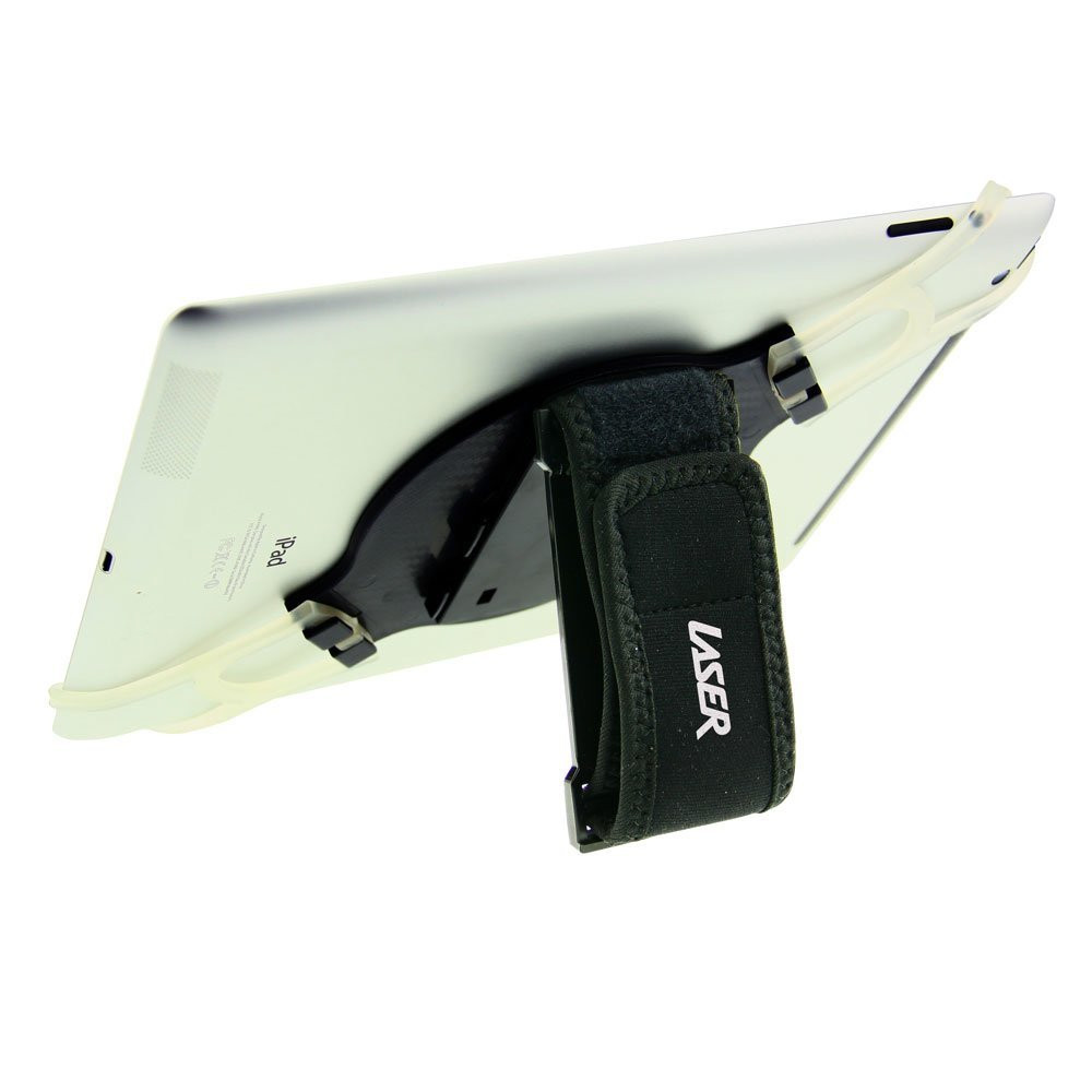 Laser Tablet Holder with 360 Degree Swivel - Black - Image 4