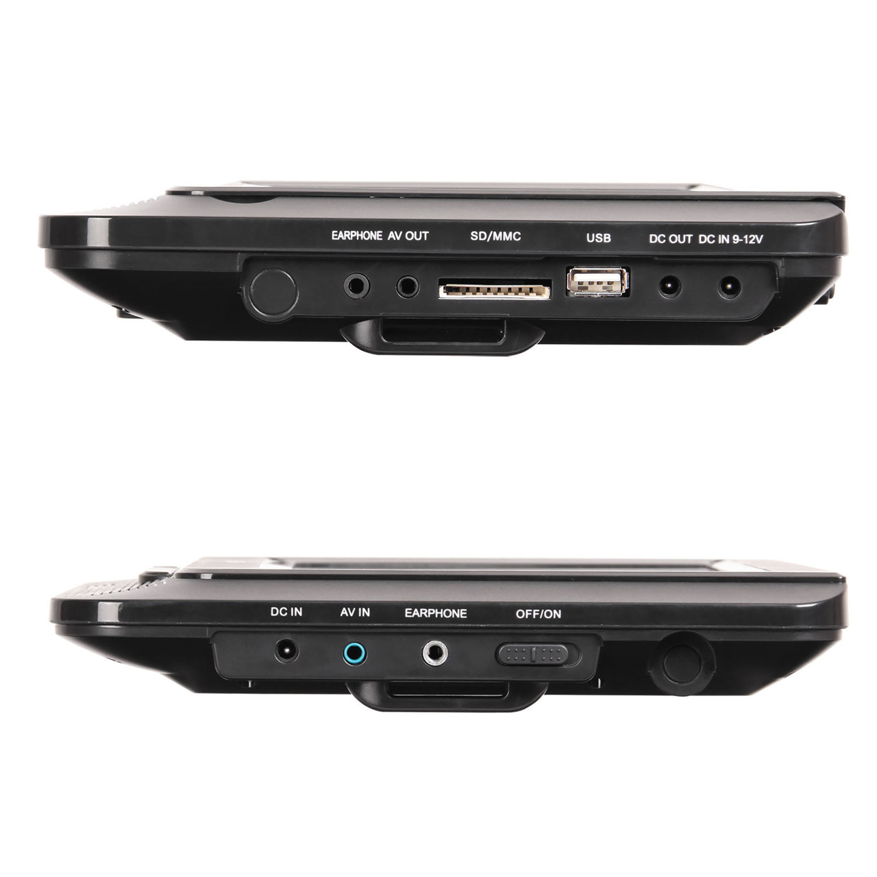 Laser 9 Inch Dual Screen DVD Player Black - Image 8