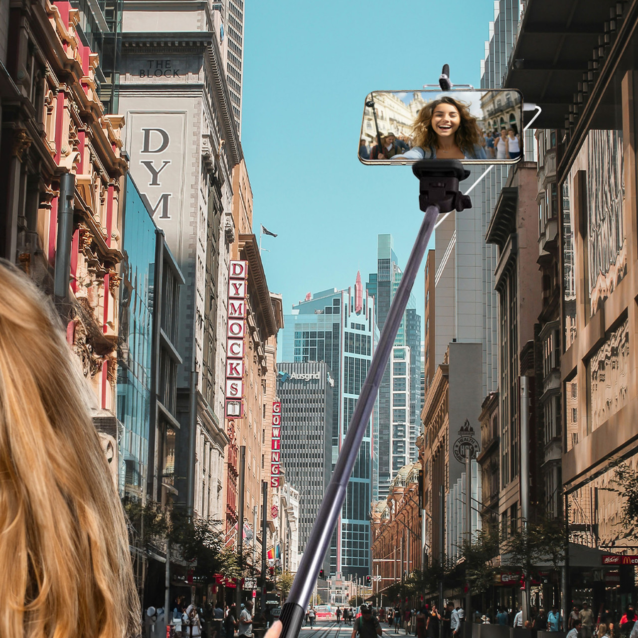 Laser Universal Selfie Pole with Control Cable included - Image 2