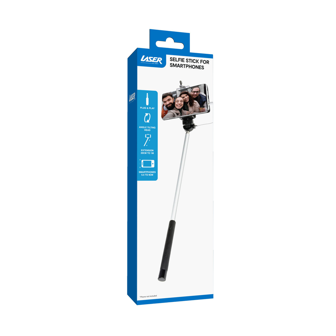 Laser Universal Selfie Pole with Control Cable included - Image 3