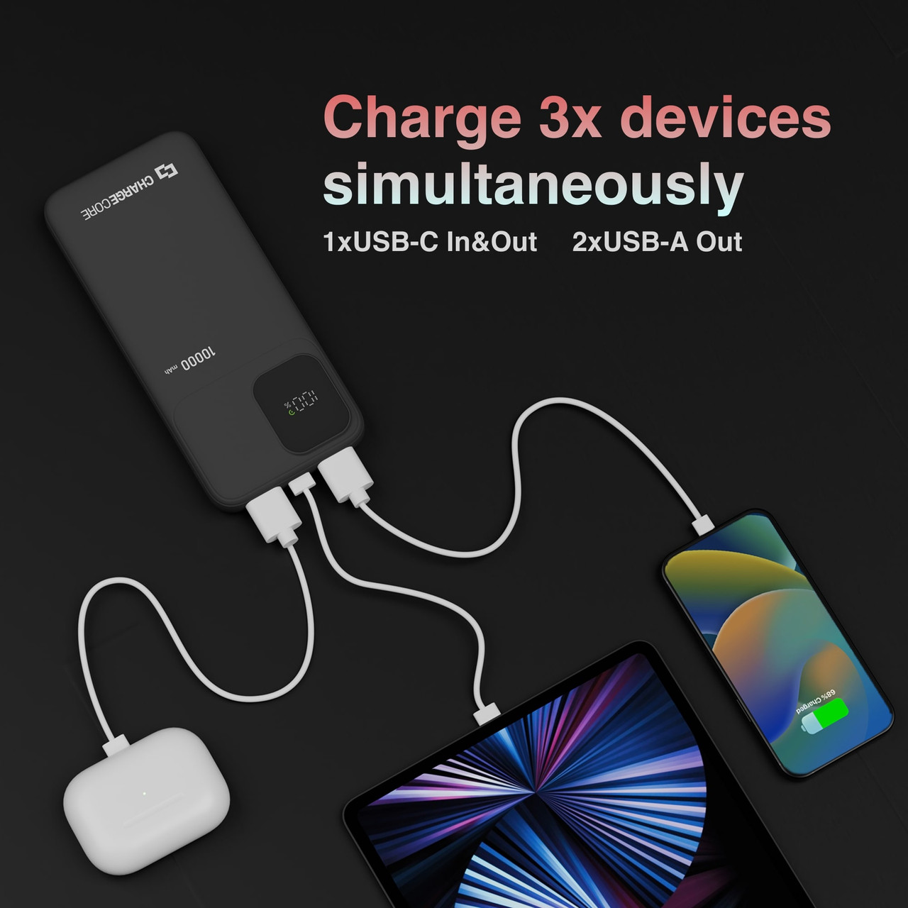 ChargeCore SafeCharge Max 10K - Black - Image 7