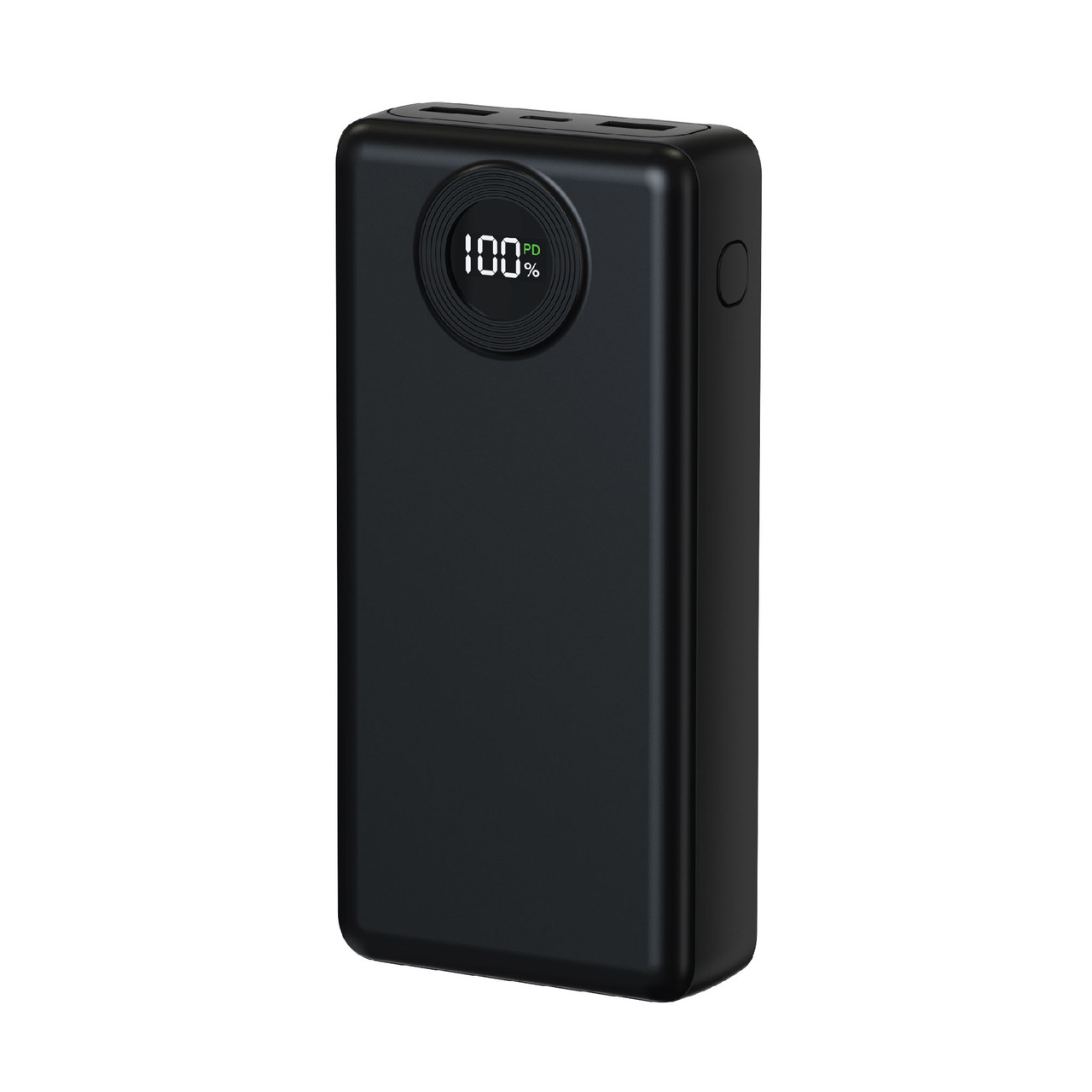 Laser 20000mAh Powerbank Battery Display Black - Image 1