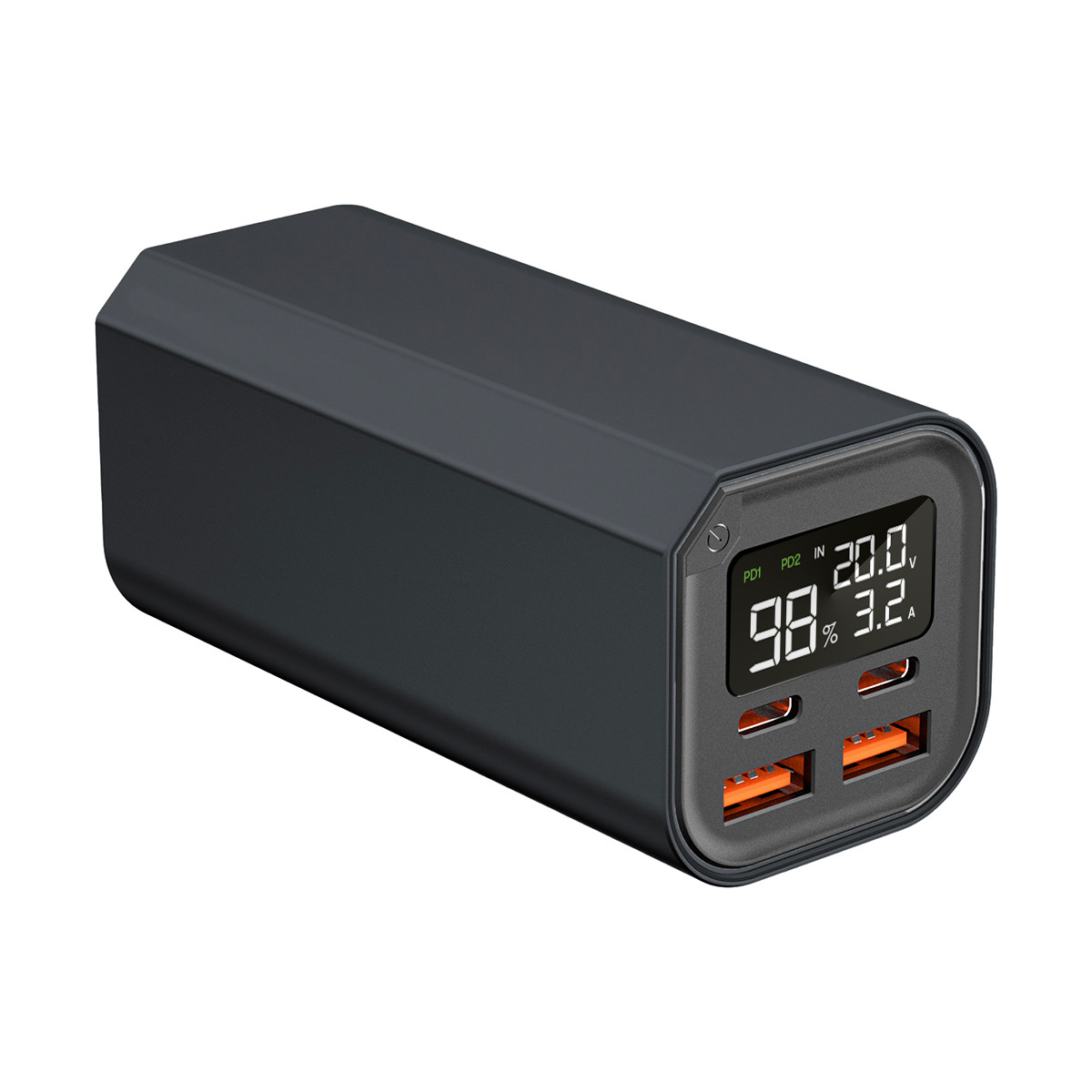 Laser 100W PD 20000mAh Laptop Power Bank Black - Image 1