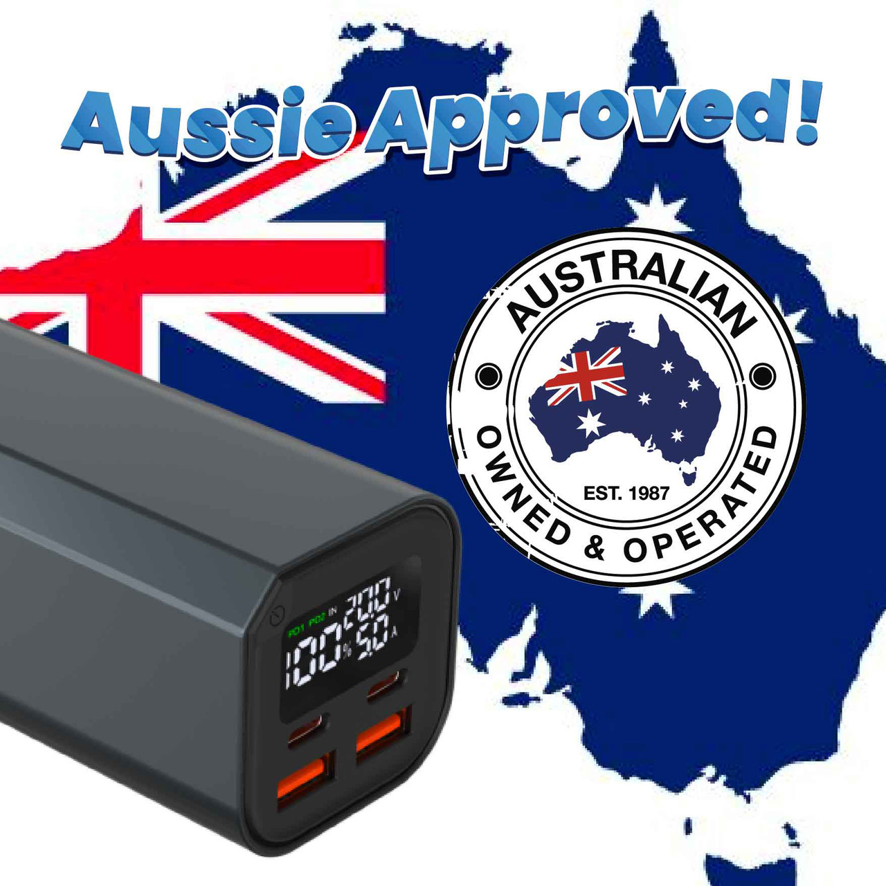 Laser 100W PD 20000mAh Laptop Power Bank Black - Image 6