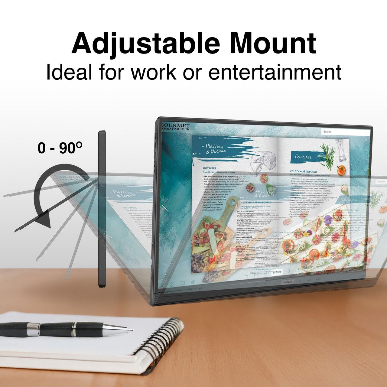 Laser 15.6 Inch Portable Monitor with USB-C and HDMI - Image 7