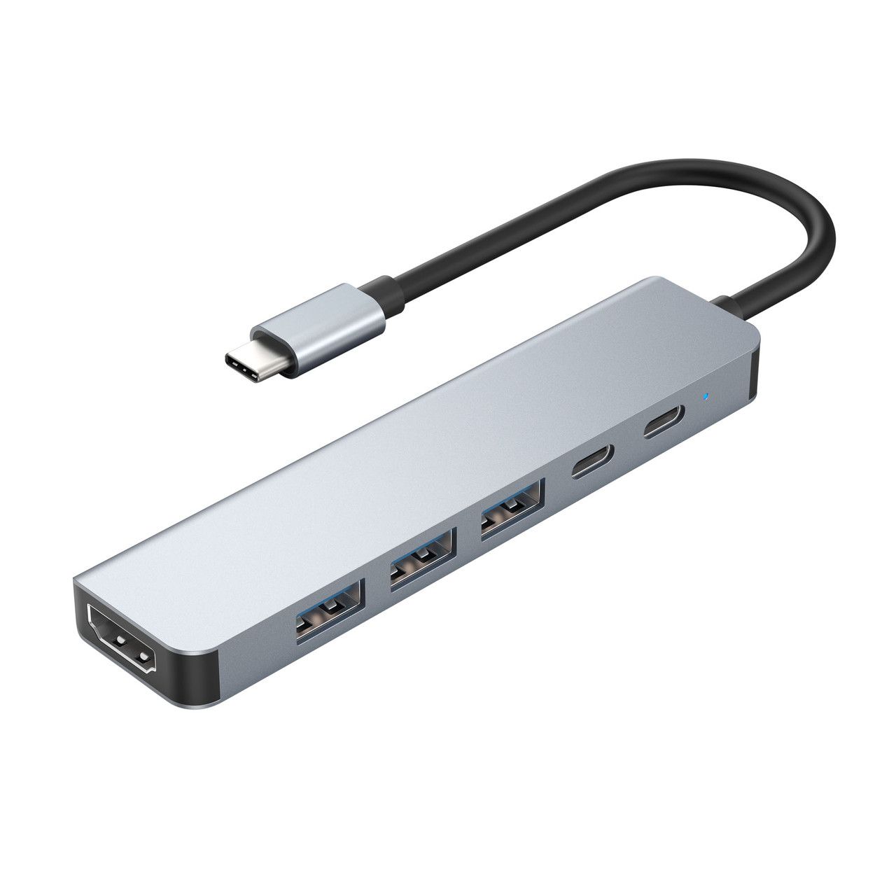 Laser USB-C 6-in-1 Multi-Port Hub with 4K HDMI and 100W PD Charging - Image 1