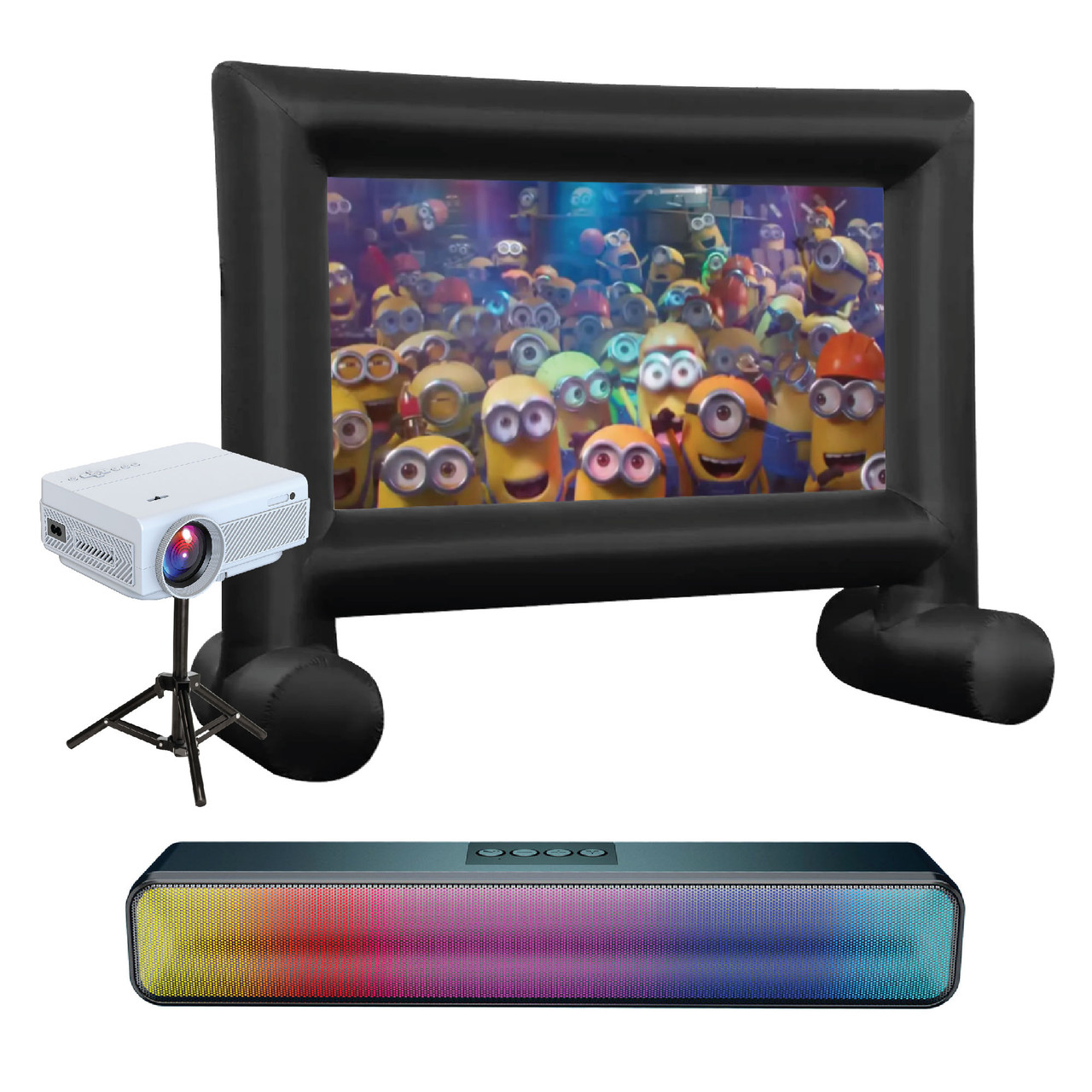 Laser 1080P Outdoor Cinema Bundle 144 Inch - Image 1